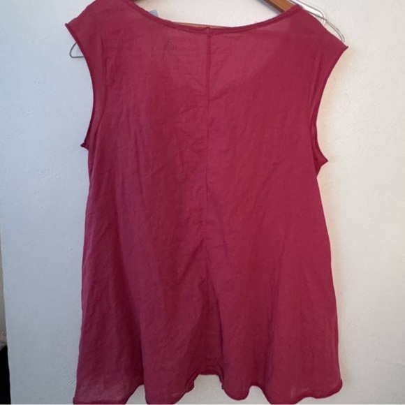 WE THE FREE PEOPLE ROUND THE WORLD OVERSIZED TEE SHIRT TANK TOP Size M - Picture 8 of 8